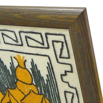 毛糸の刺繍絵