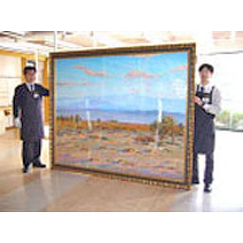 額装実例1 油絵 2m超の特大サイズ