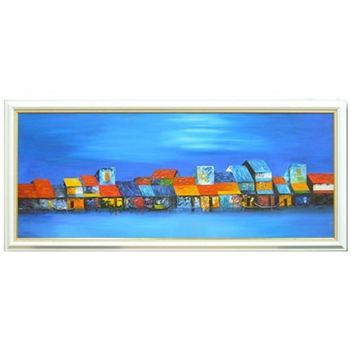 海外土産の特大油絵