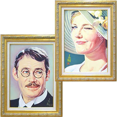 水彩画パネル仕立て