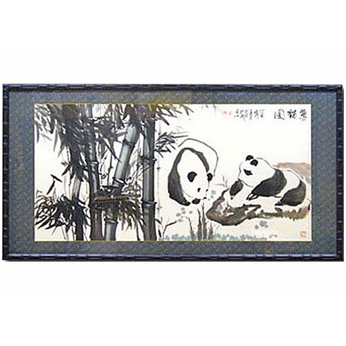 水墨画（額込み） 楽天市場】額縁 日本画 水墨画 額装 木製 f8 キャンバス 隅丸額