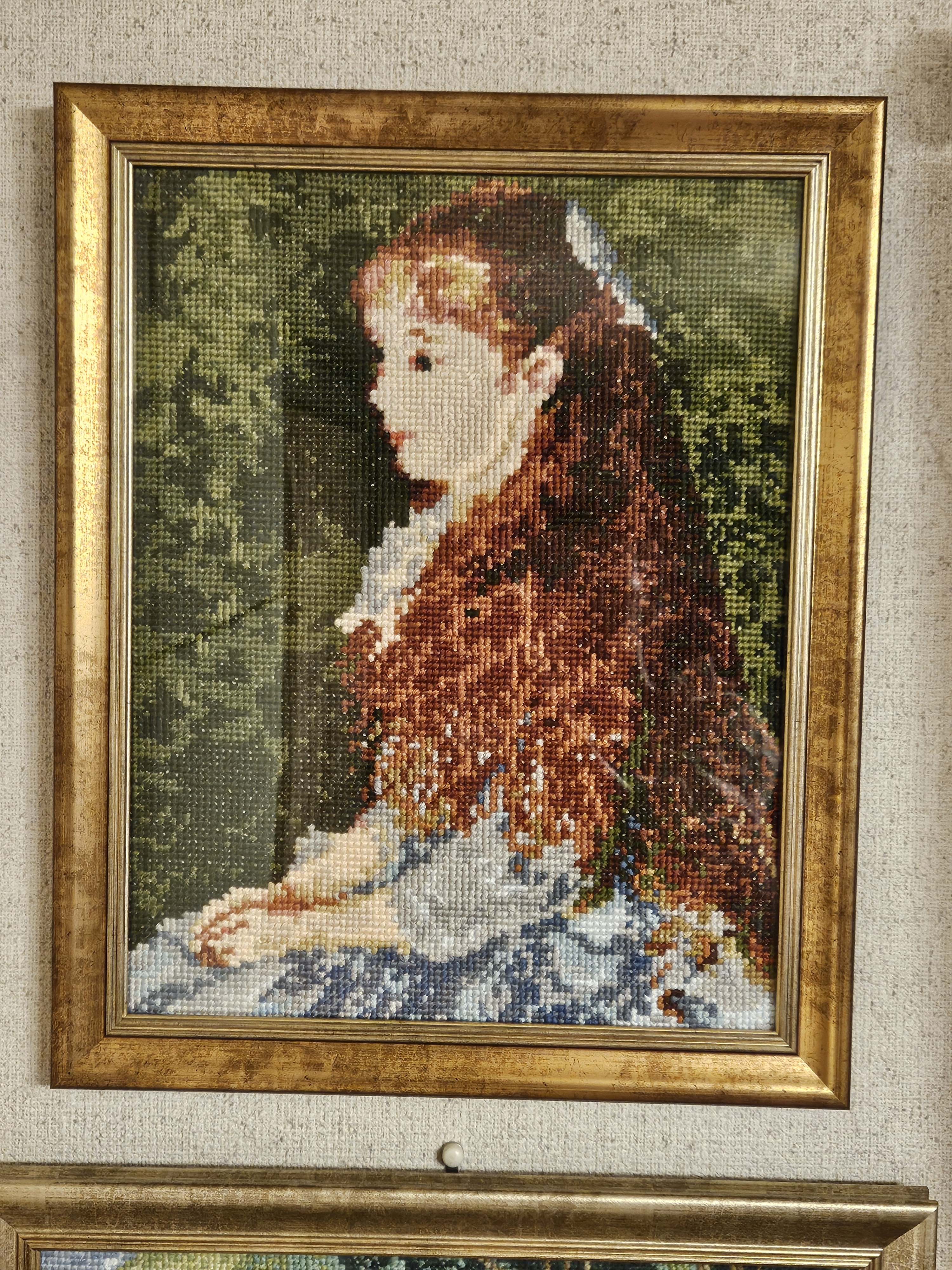 fra-me クロスステッチの名画 オゴヨーコ