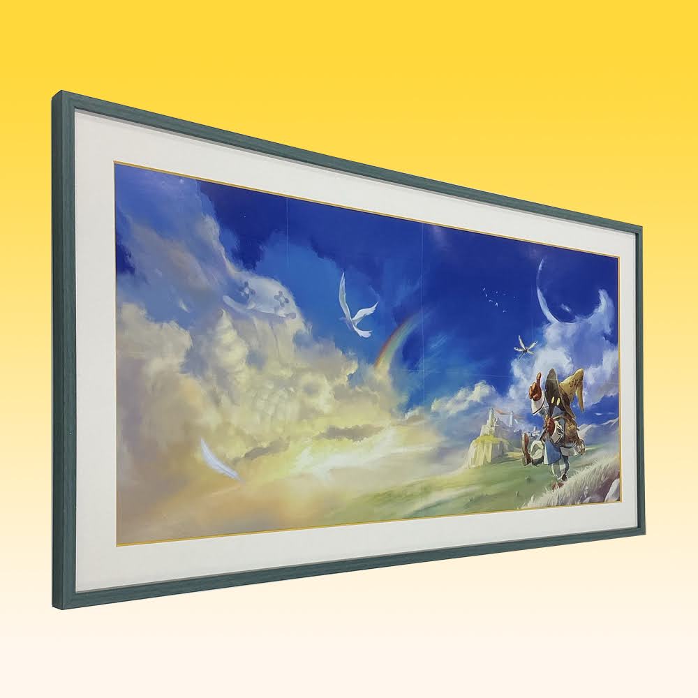 絵本購入特典ポスター 額縁のタカハシ松本店 2