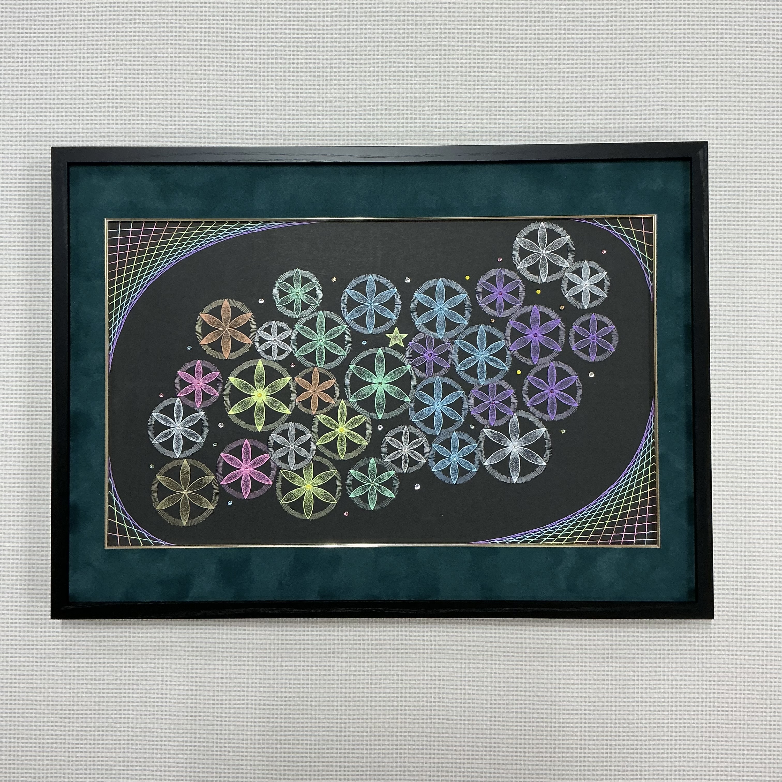 お客様の声 フレーミー 点描曼荼羅
