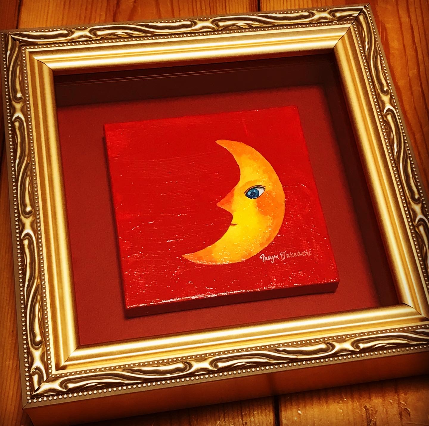 fra-me 作品が華やかになりました。 まゆ