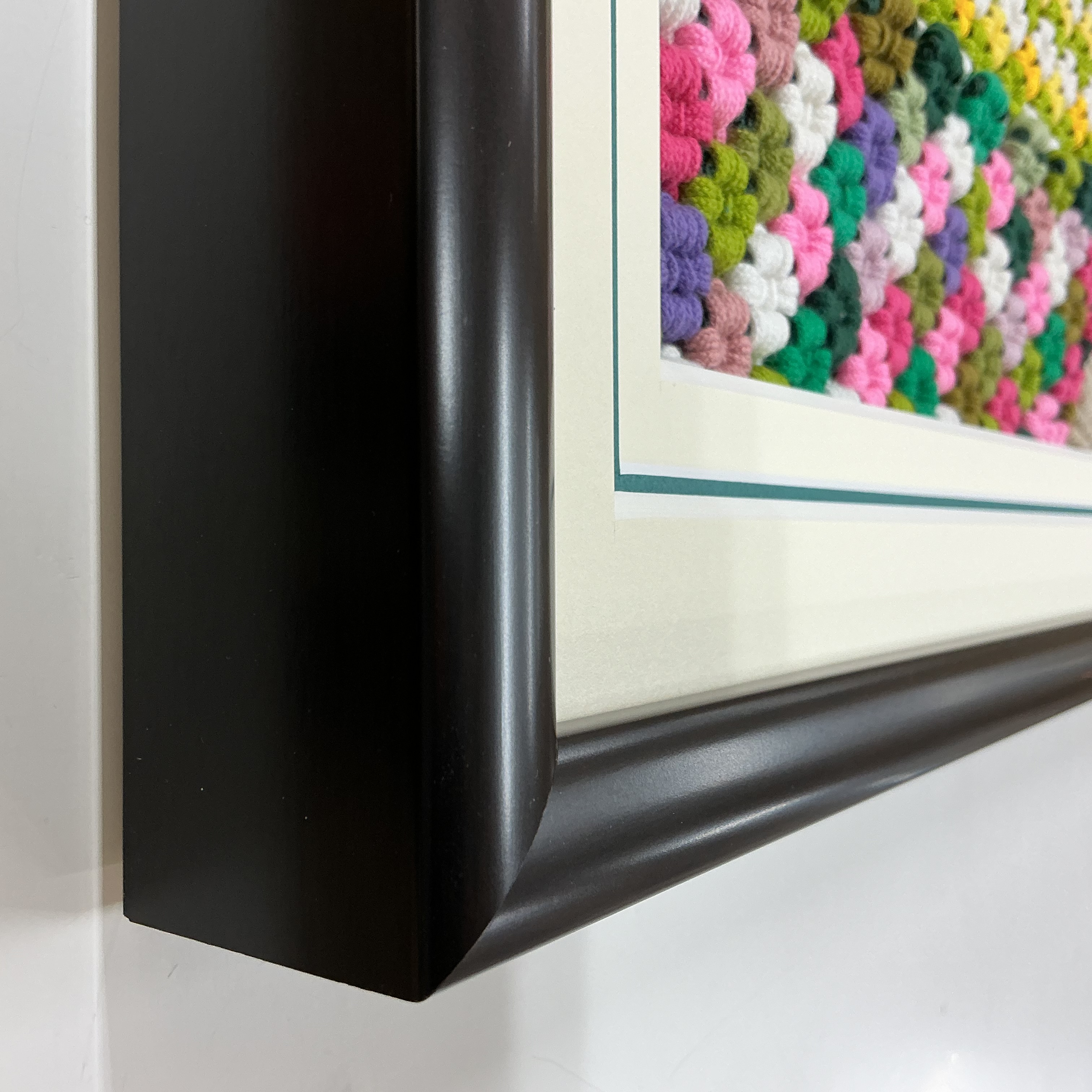 マクラメ作品の額装 額縁のタカハシ松本店 2