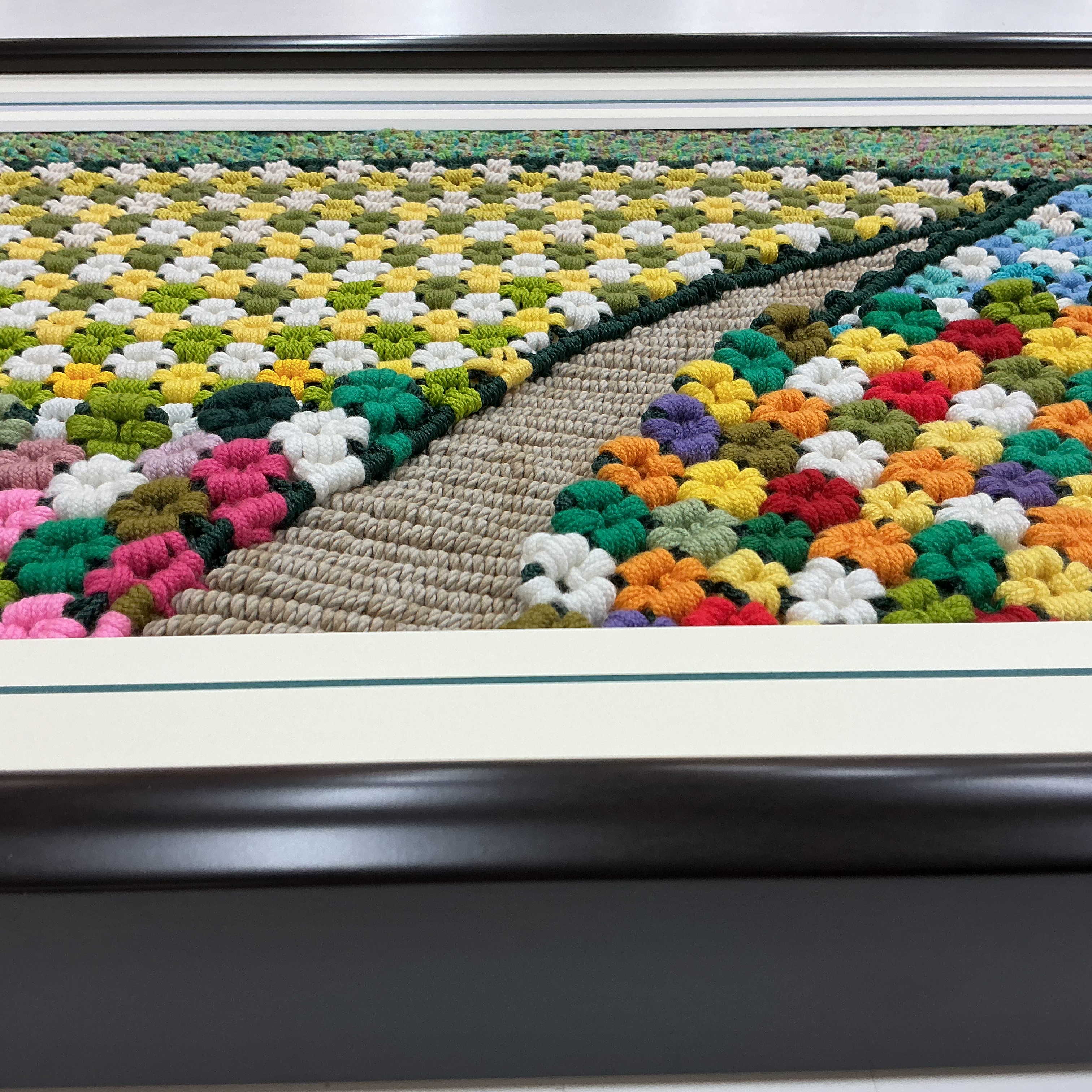 マクラメ作品の額装 額縁のタカハシ松本店 4