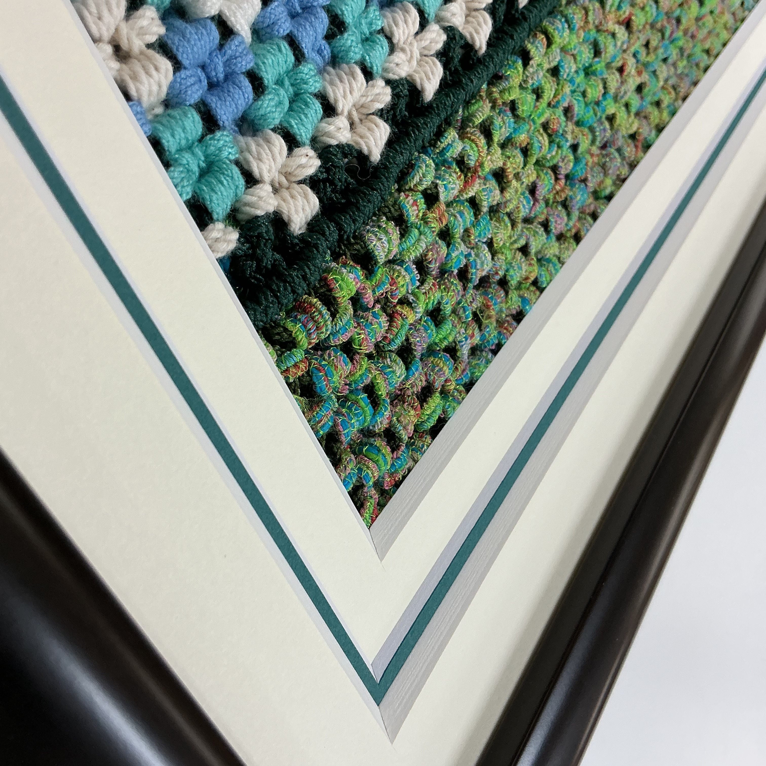 マクラメ作品の額装 額縁のタカハシ松本店 3