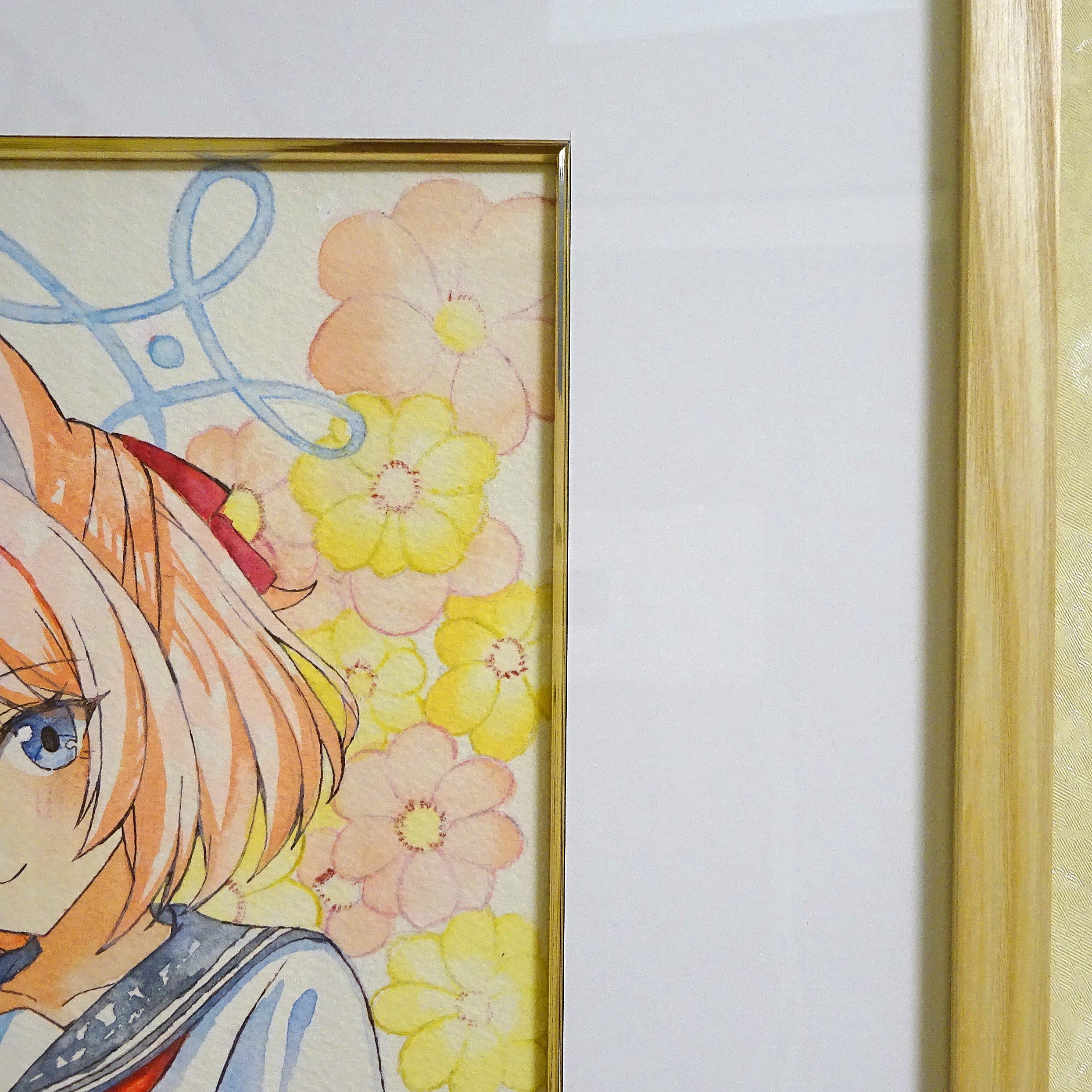 水彩イラストの額装 daisuke 2