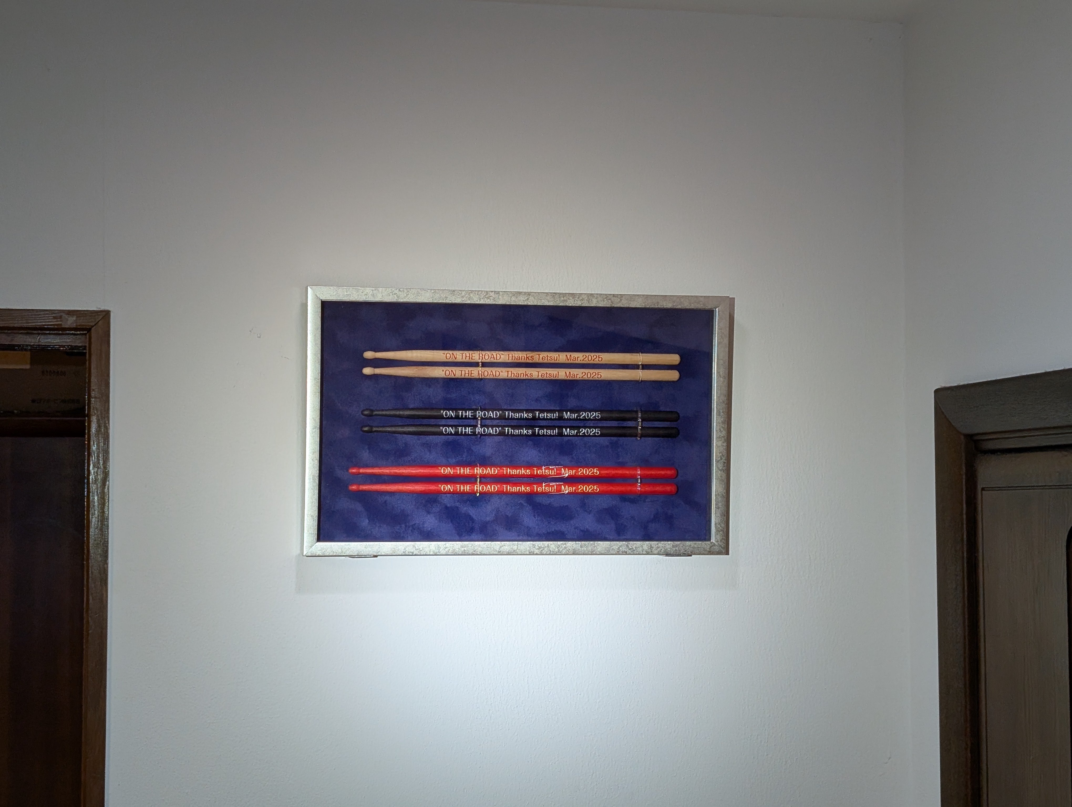 記念ドラムスティック Tetsu♪ 2