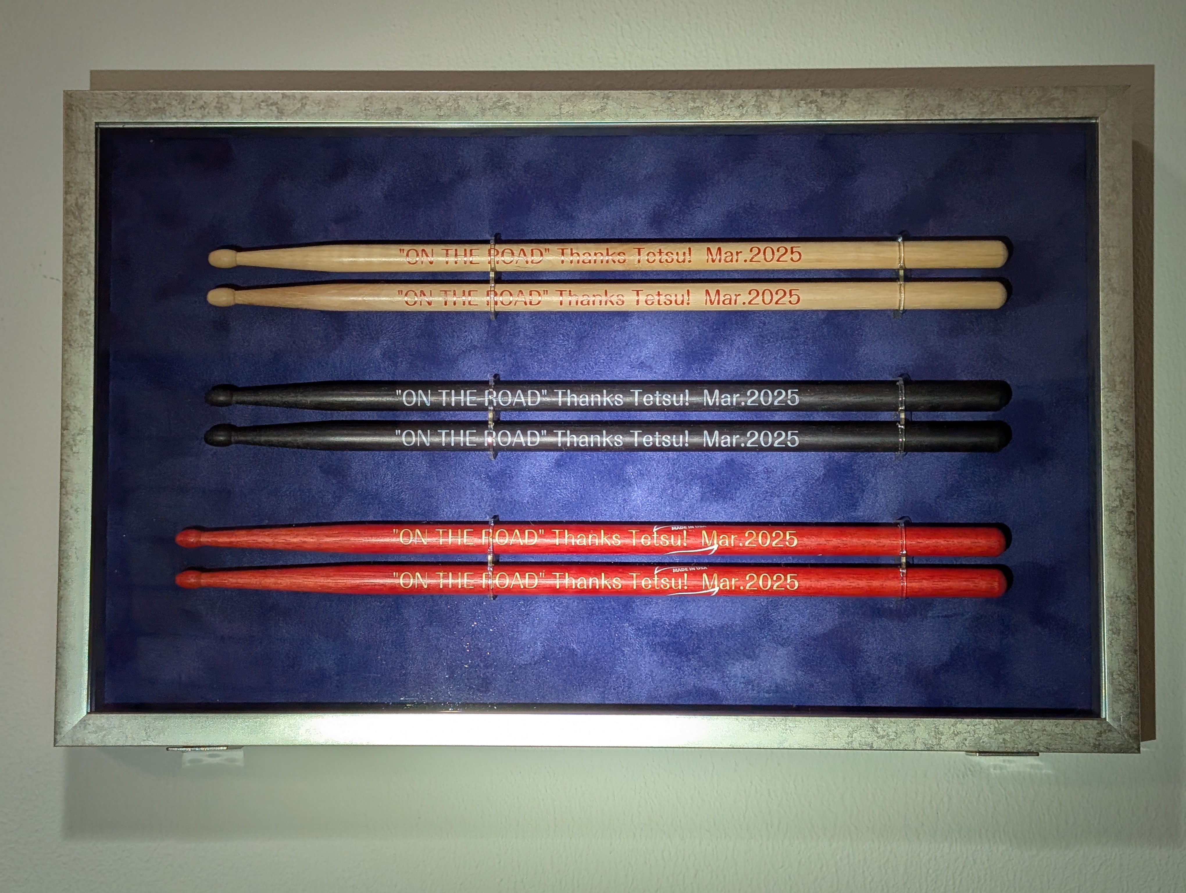 記念ドラムスティック Tetsu♪ 1