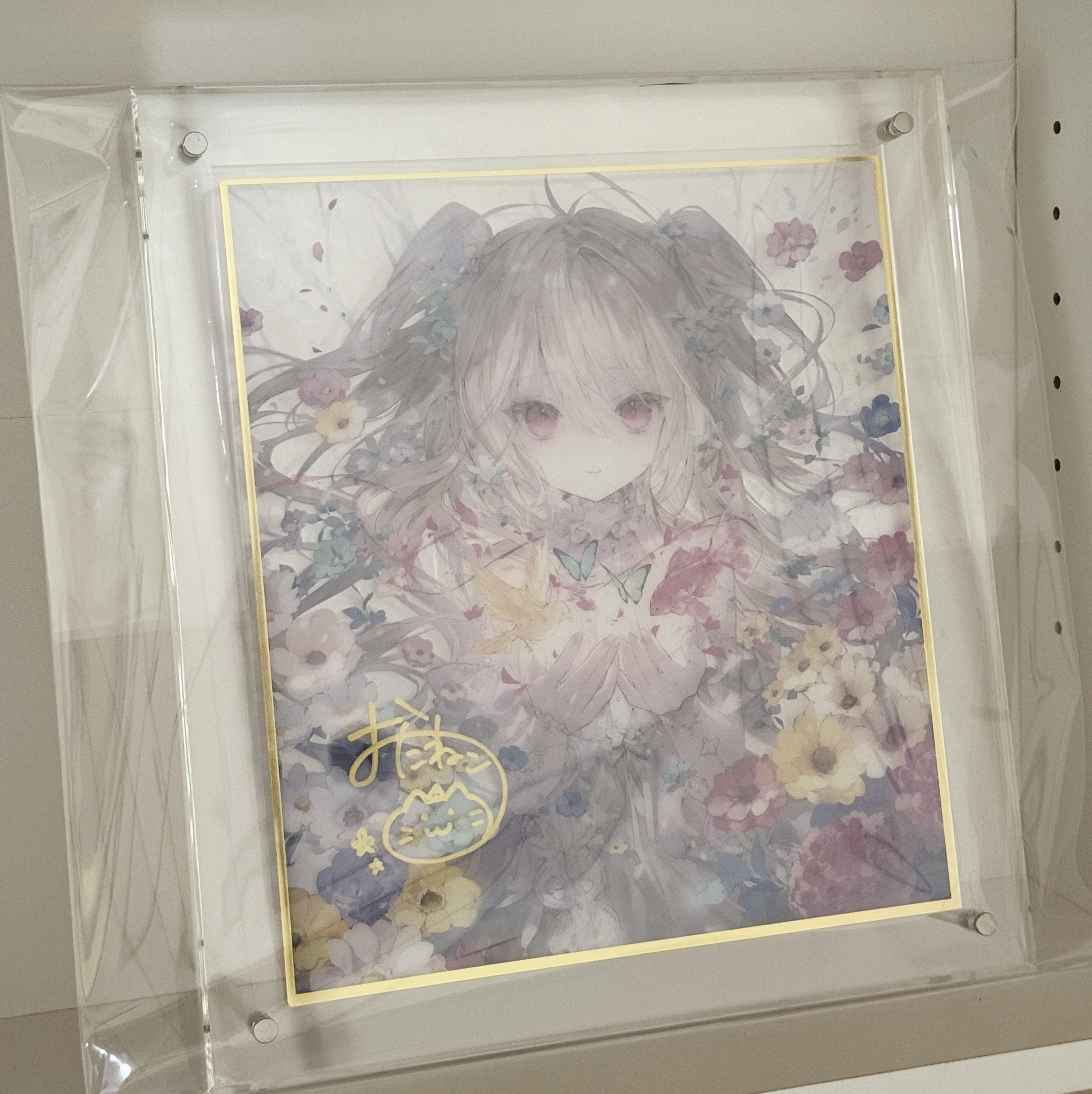 fra-me 透き通ったサイン色紙用に。 美月