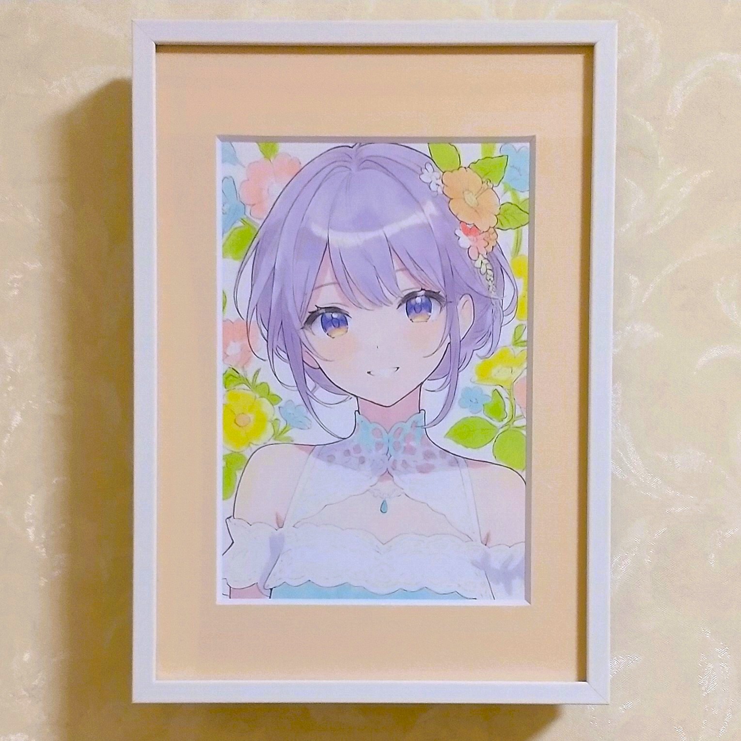 fra-me 水彩マーカー仕上げのポストカード daisuke