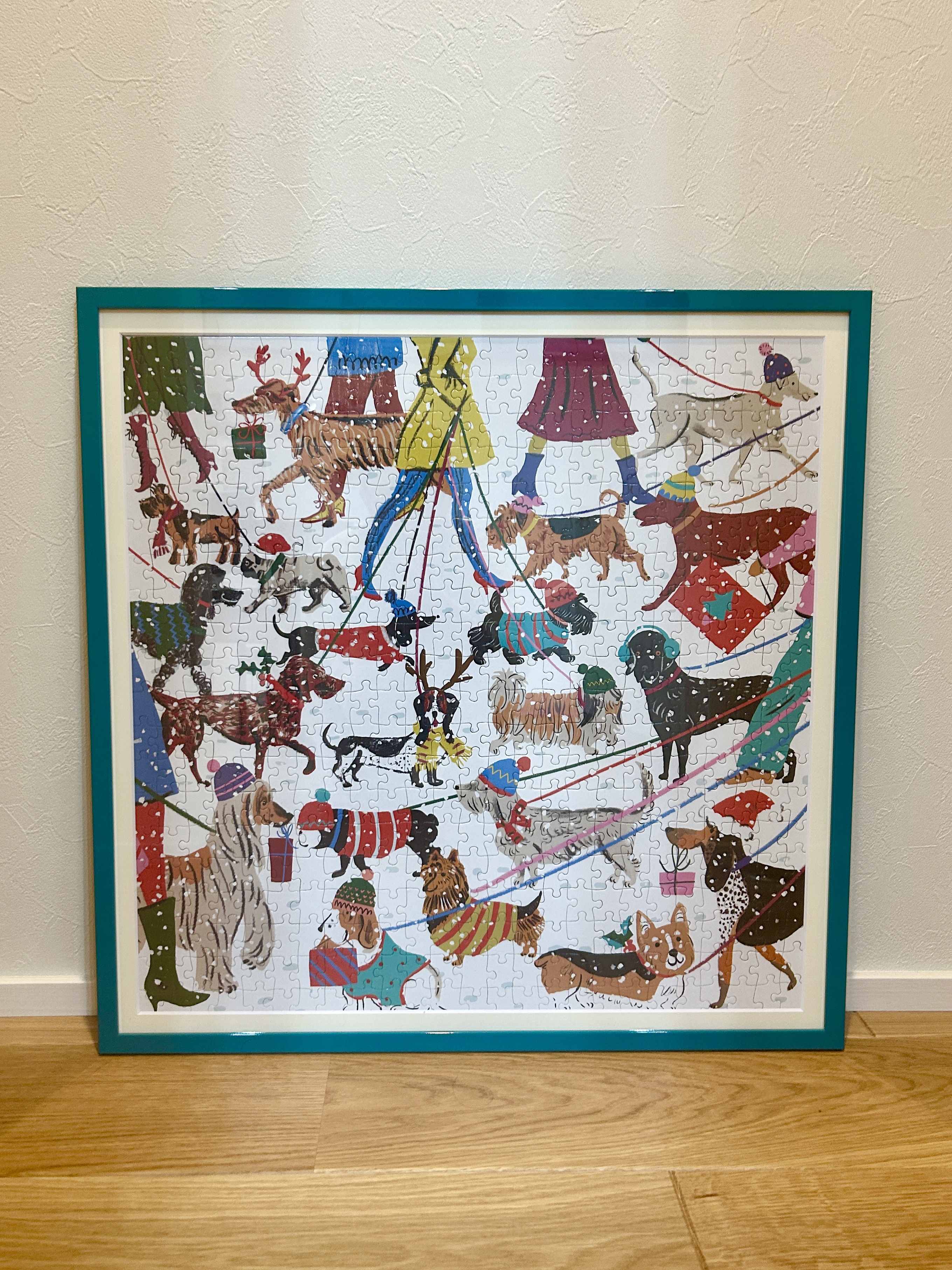 冬の犬散歩 なかみ 1