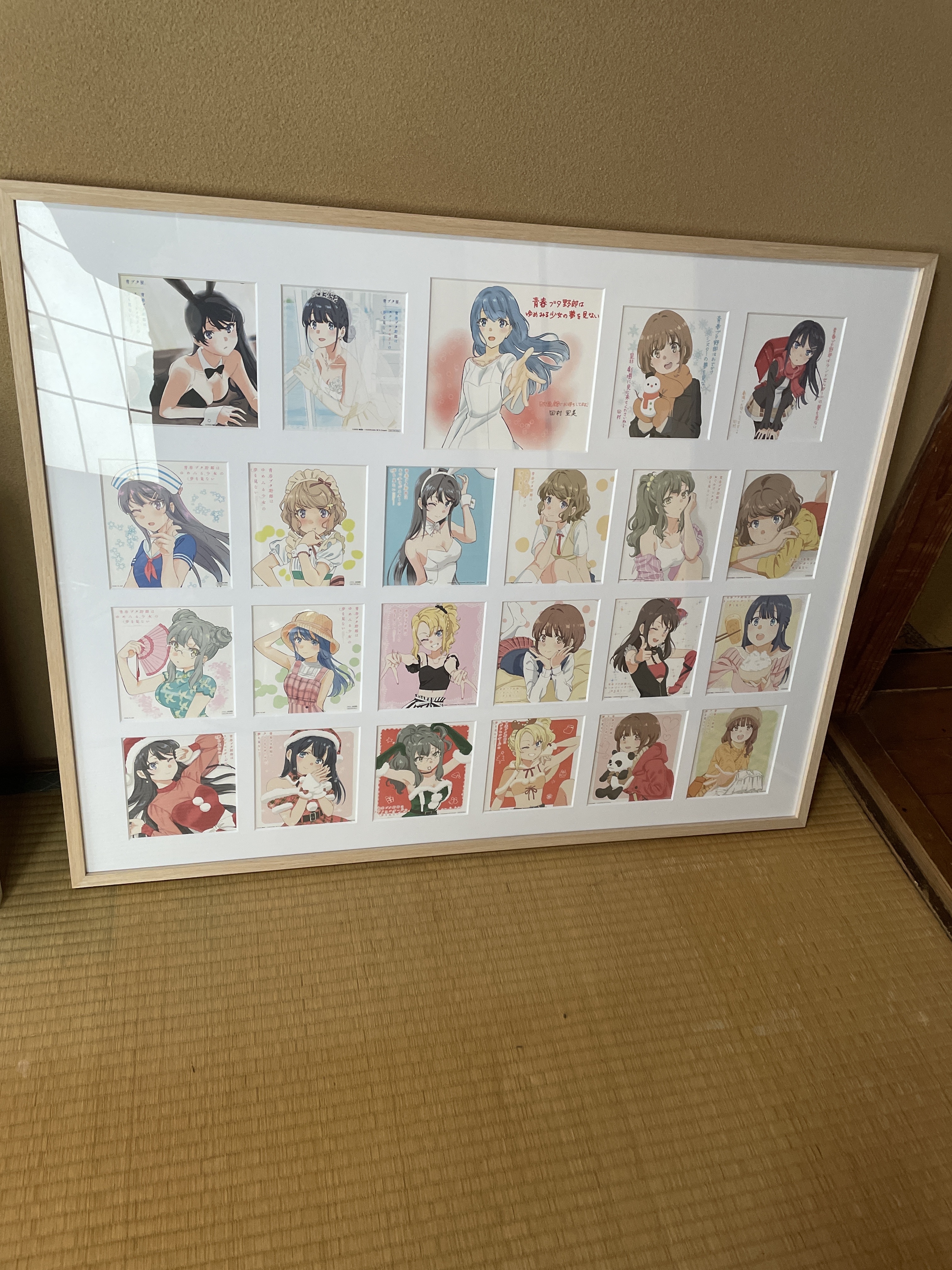 fra-me 青春ブタ野郎ミニ色紙コンプリートセット ダイ