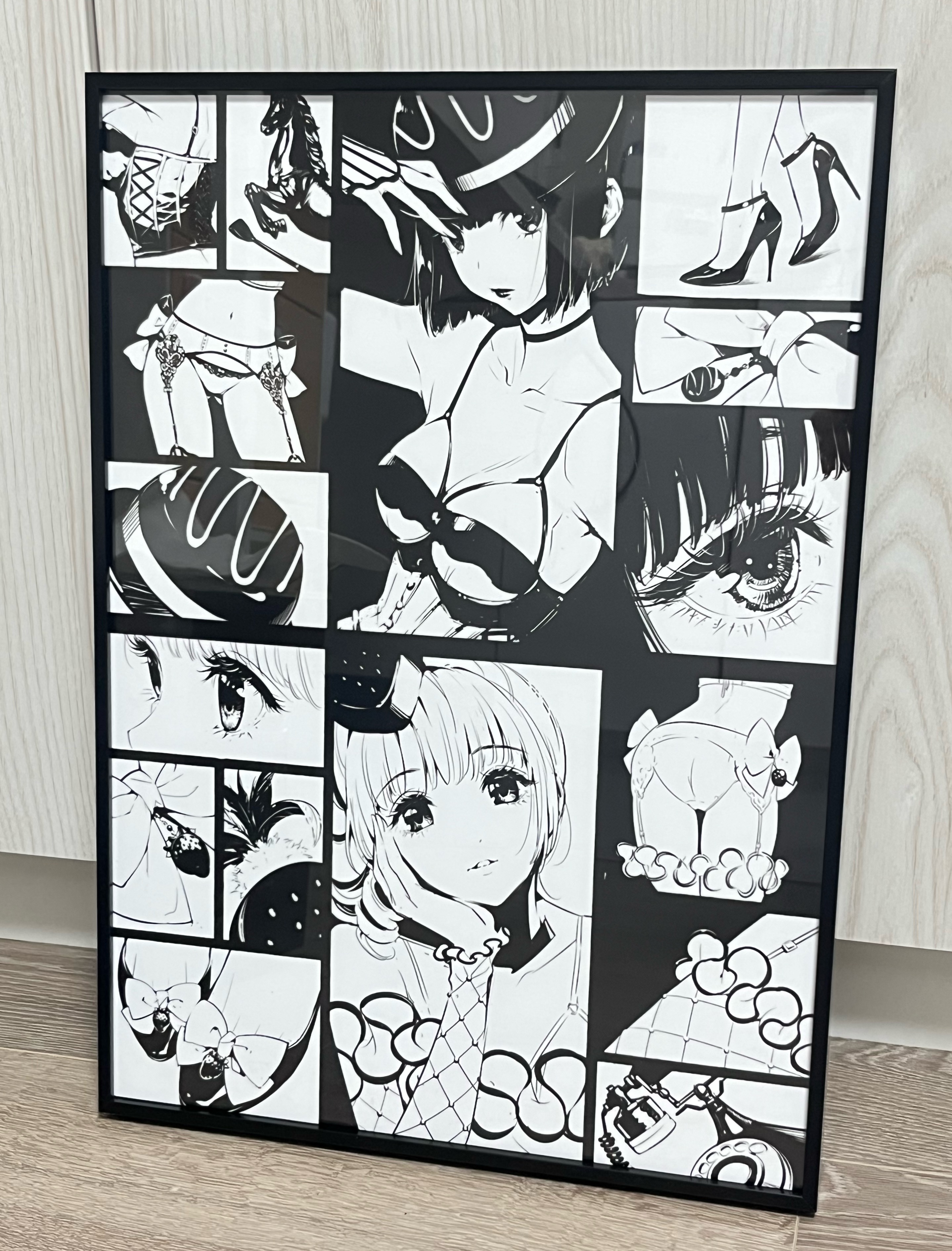 お客様の声 フレーミー イラストパネル額装