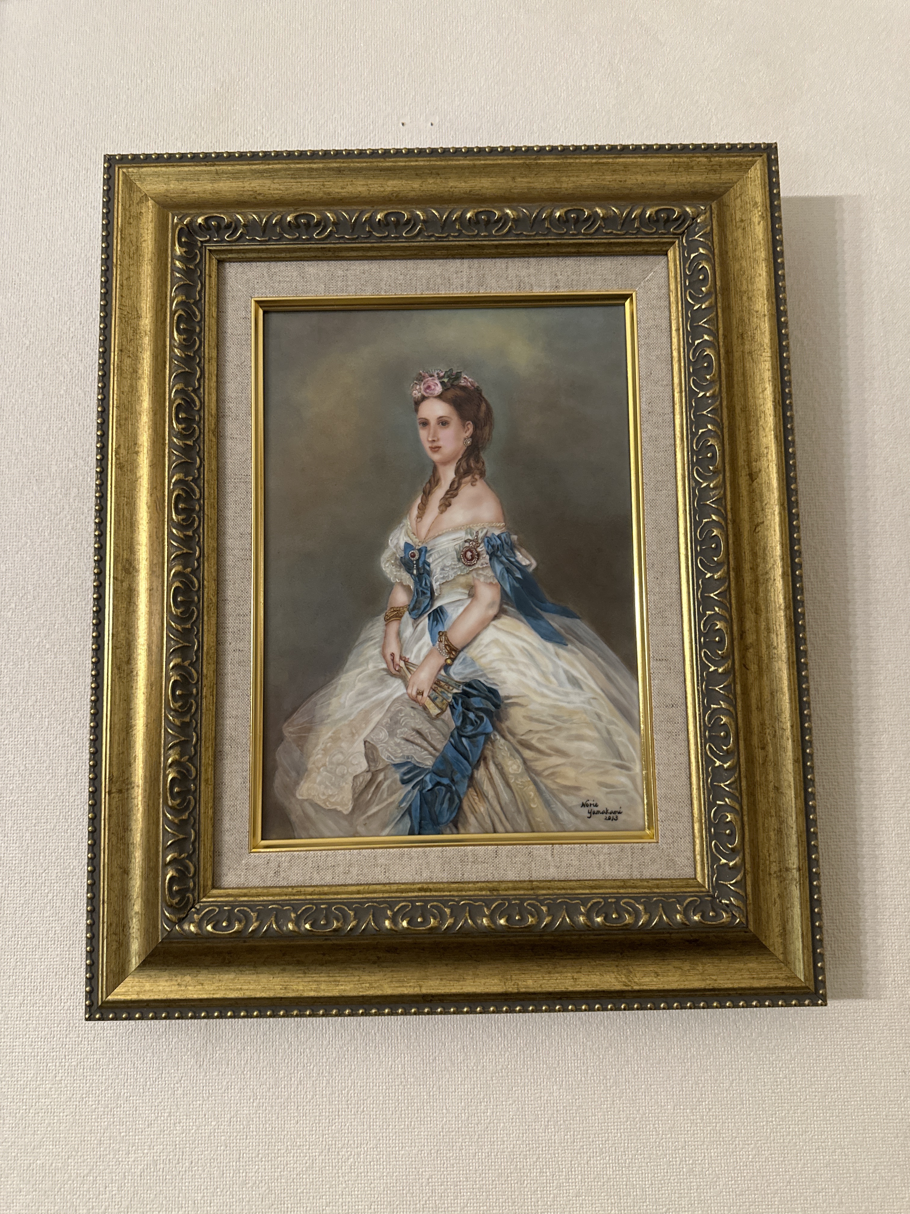 お客様の声 フレーミー 陶板画アレクサンドラ王女