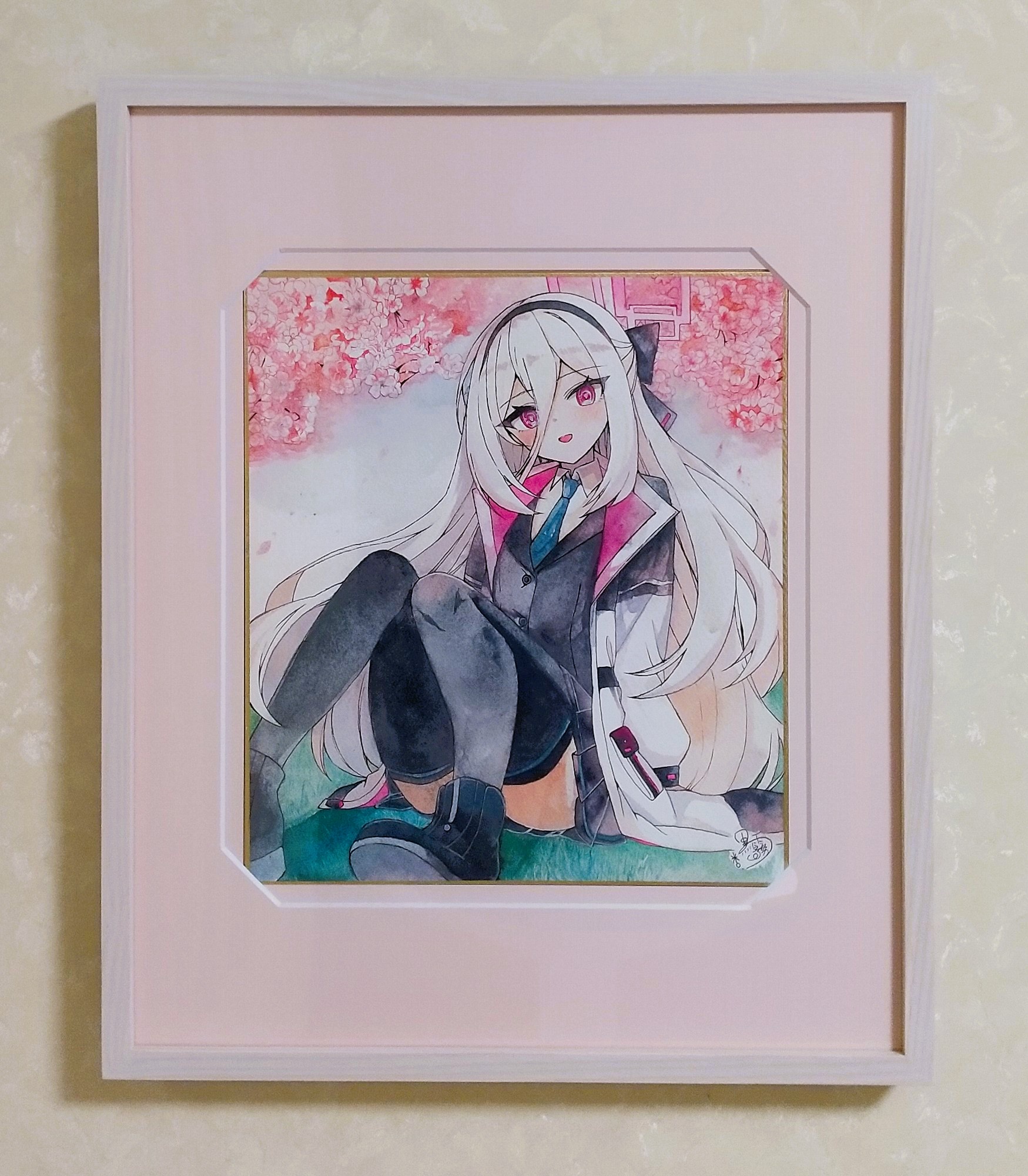 fra-me 水彩色紙の額装 daisuke