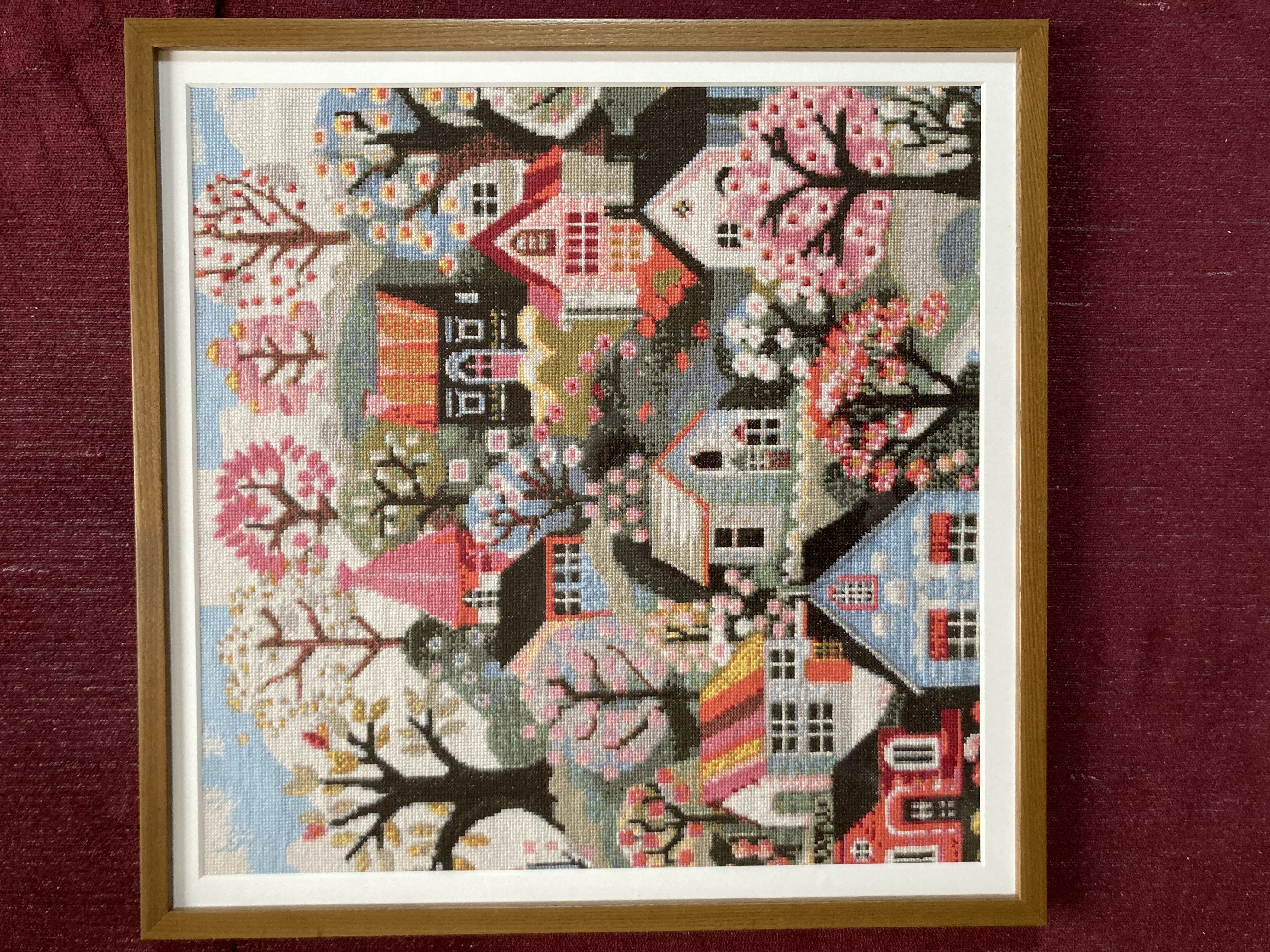 fra-me 山の春と水辺の花 ミッキーマウス