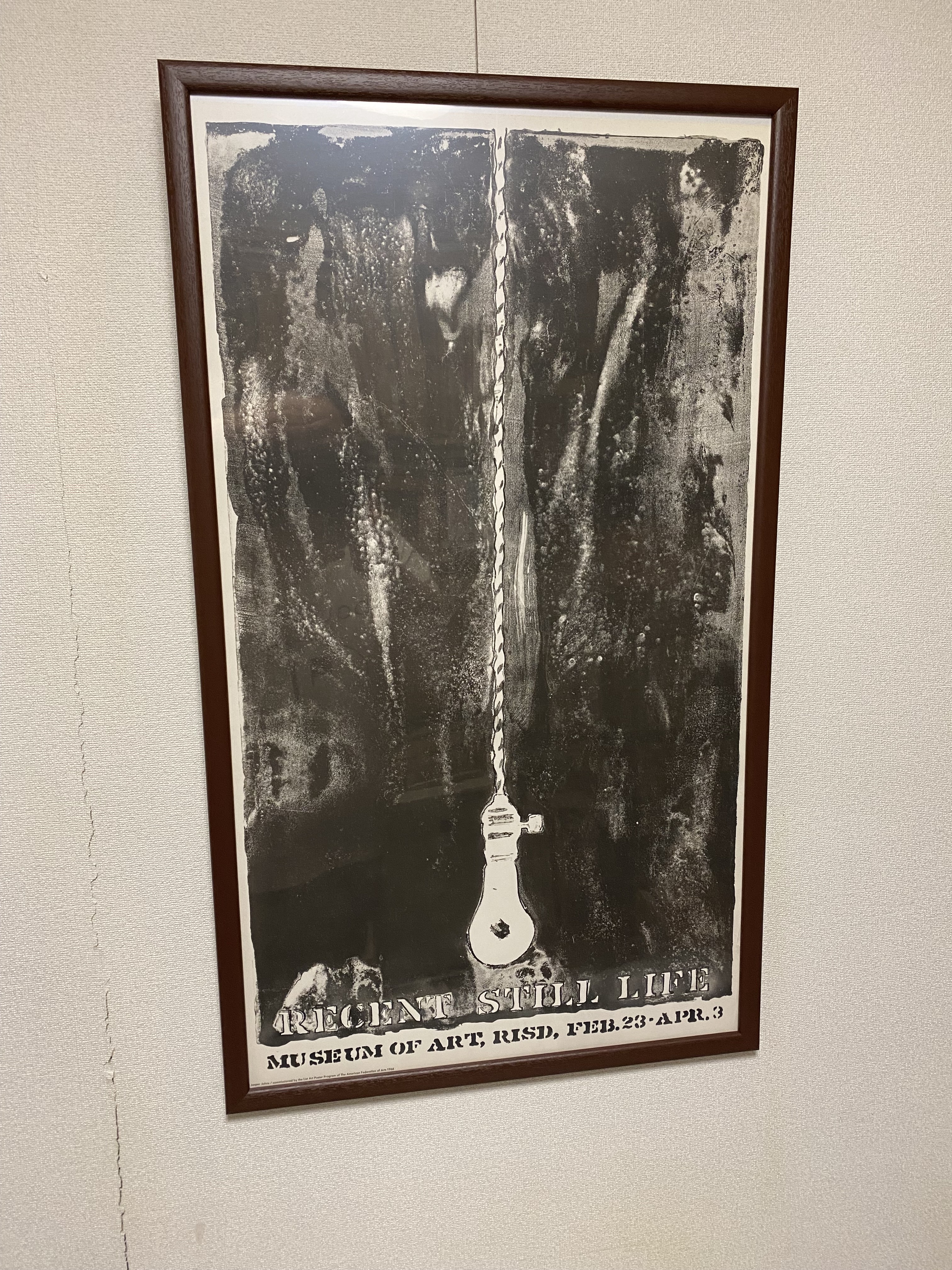 お客様の声 フレーミー ジャスパー・ジョーンズのポスター