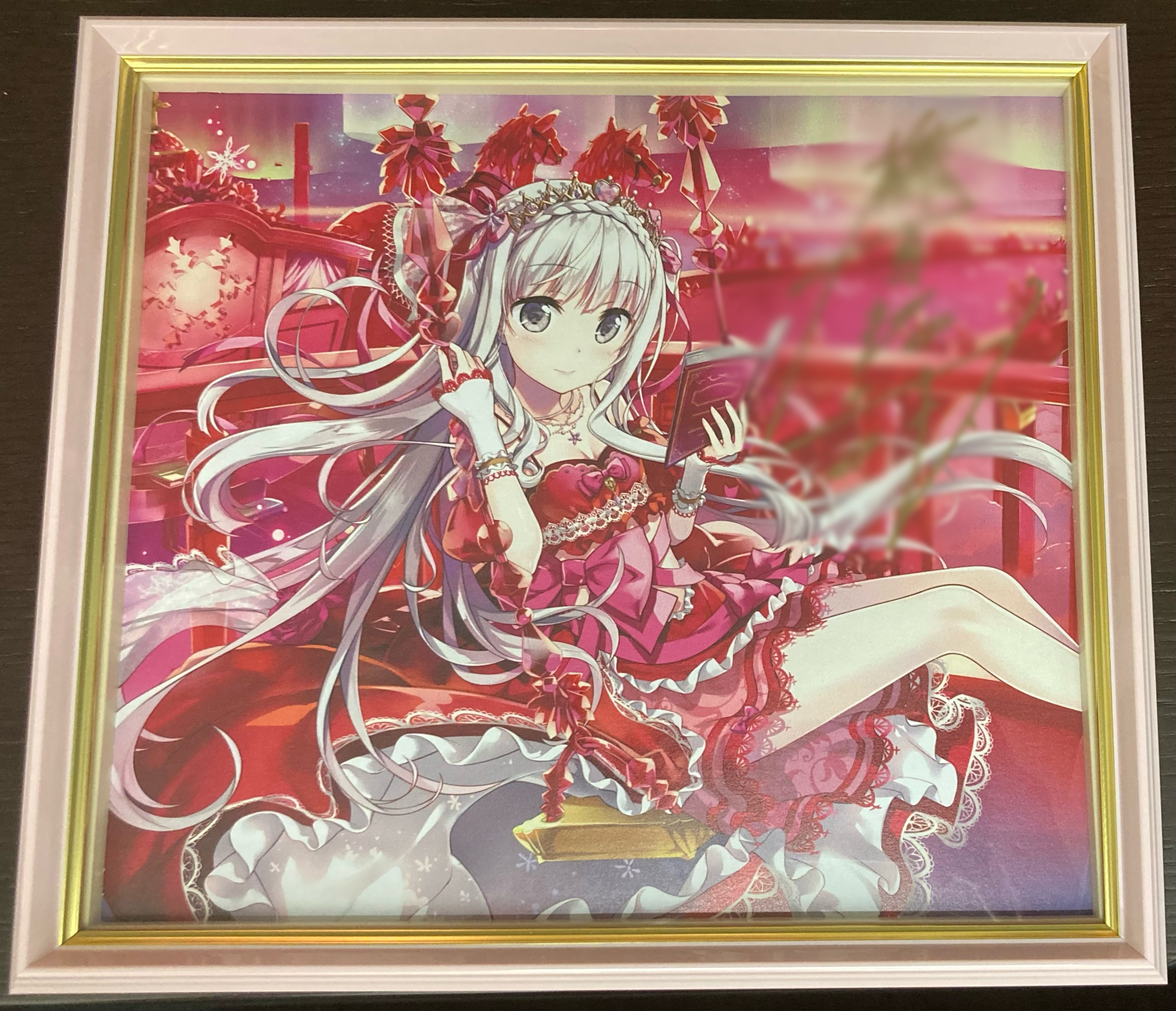 お客様の声 フレーミー イラスト付きサイン色紙