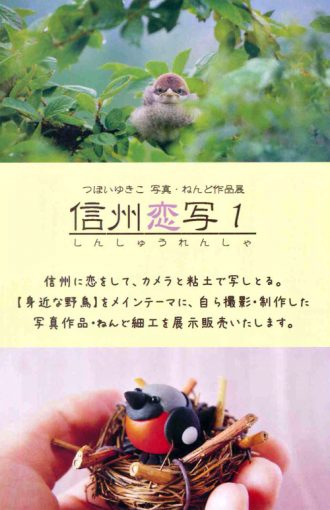 信州恋写１　つぼいゆきこ　写真・ねんど作品展