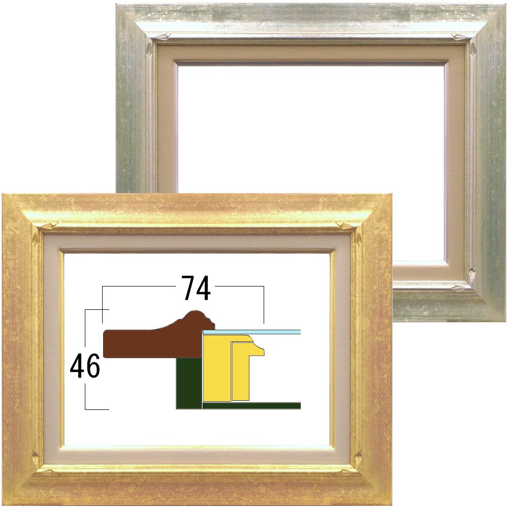 油絵額・日本画額(キャンバス・パネル額)、500×727(M20)の一覧 | 額縁