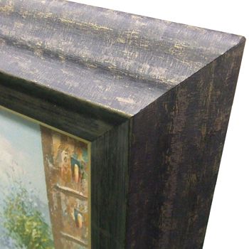 海外お土産 油絵風景 作品サイズに対して、かなり太目の重厚な