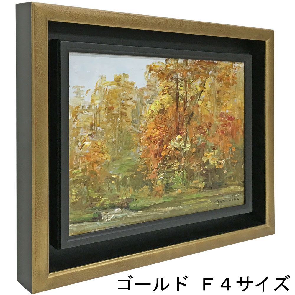 ☆正規品新品未使用品 油絵 F12 額縁付絵画 花 ポッド 額装 c54