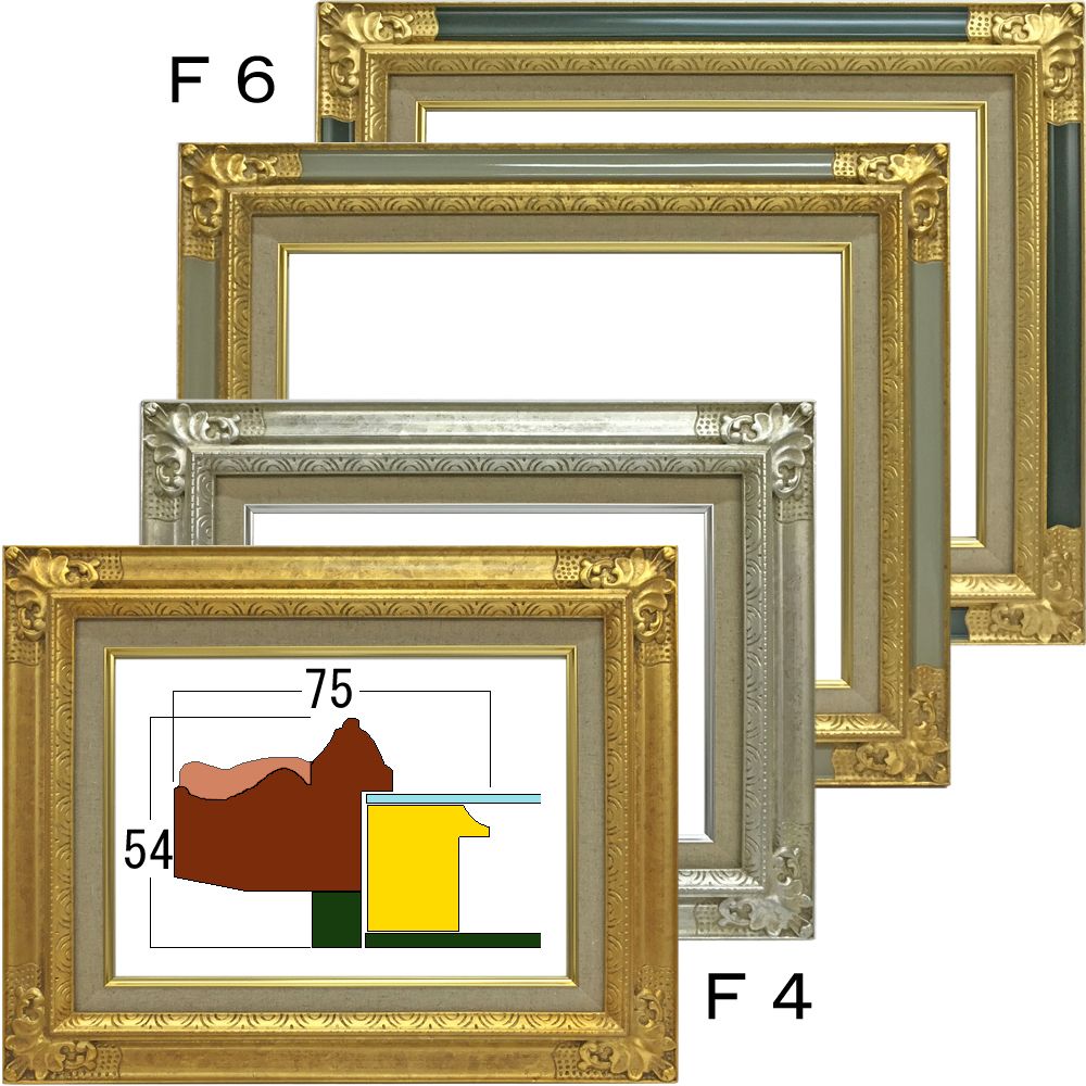 油絵額・日本画額(キャンバス・パネル額)、455×530(F10)の一覧 | 額縁 