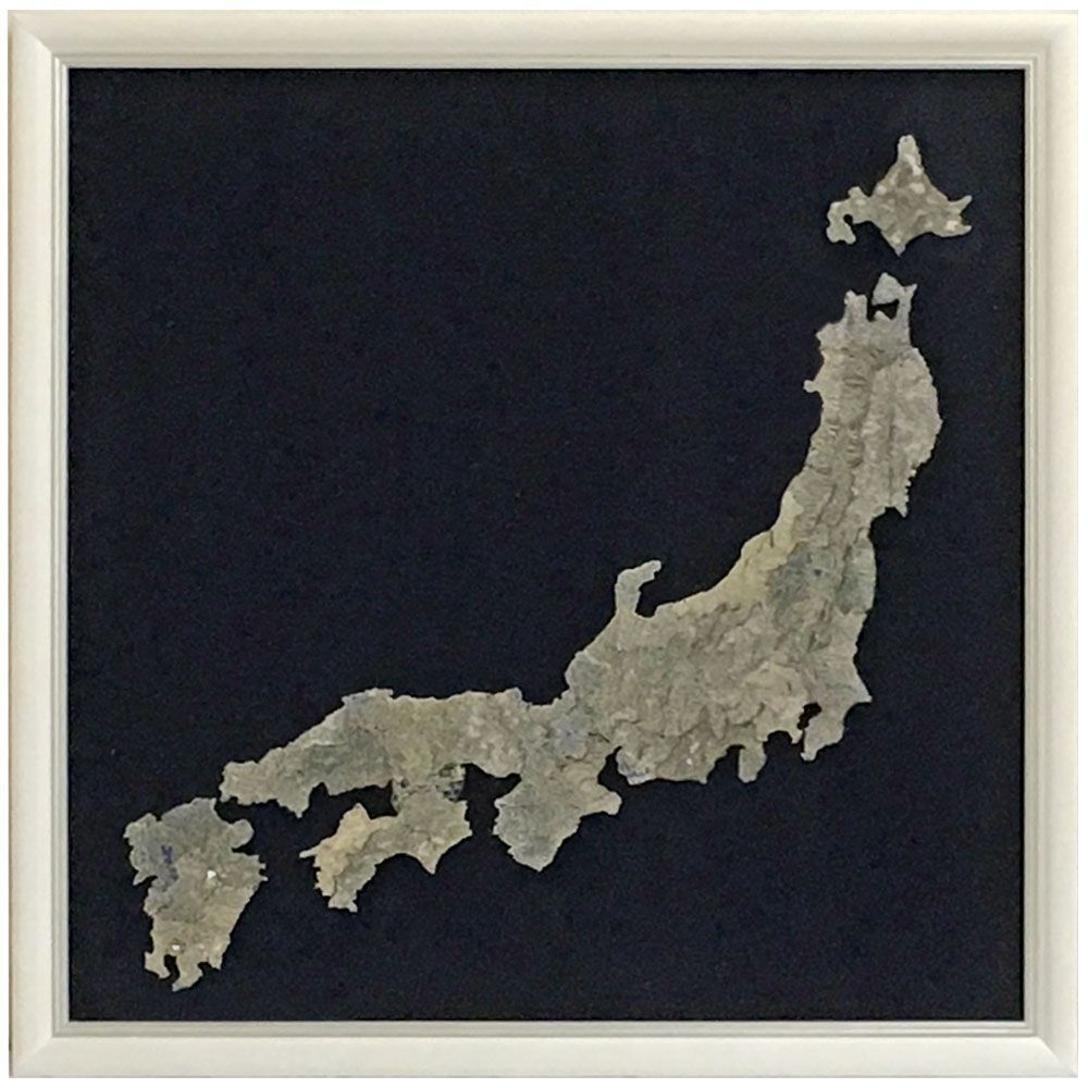 日本地図 金属パズル 都道府県ごとの金属パズル 日本地図が浮かび上がりました