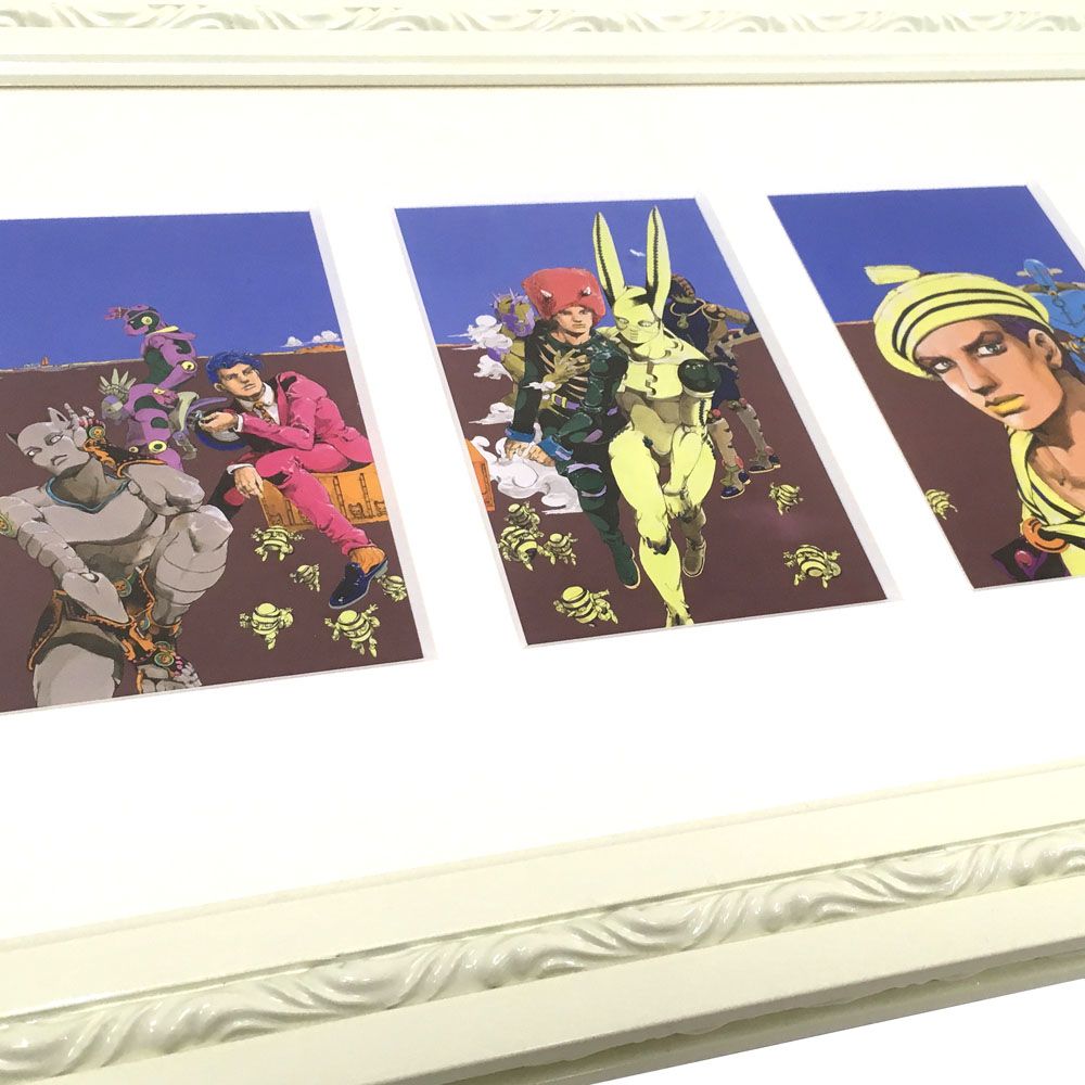 JOJO展 レターセット ジョジョの奇妙な冒険のポストカードを複数窓抜き