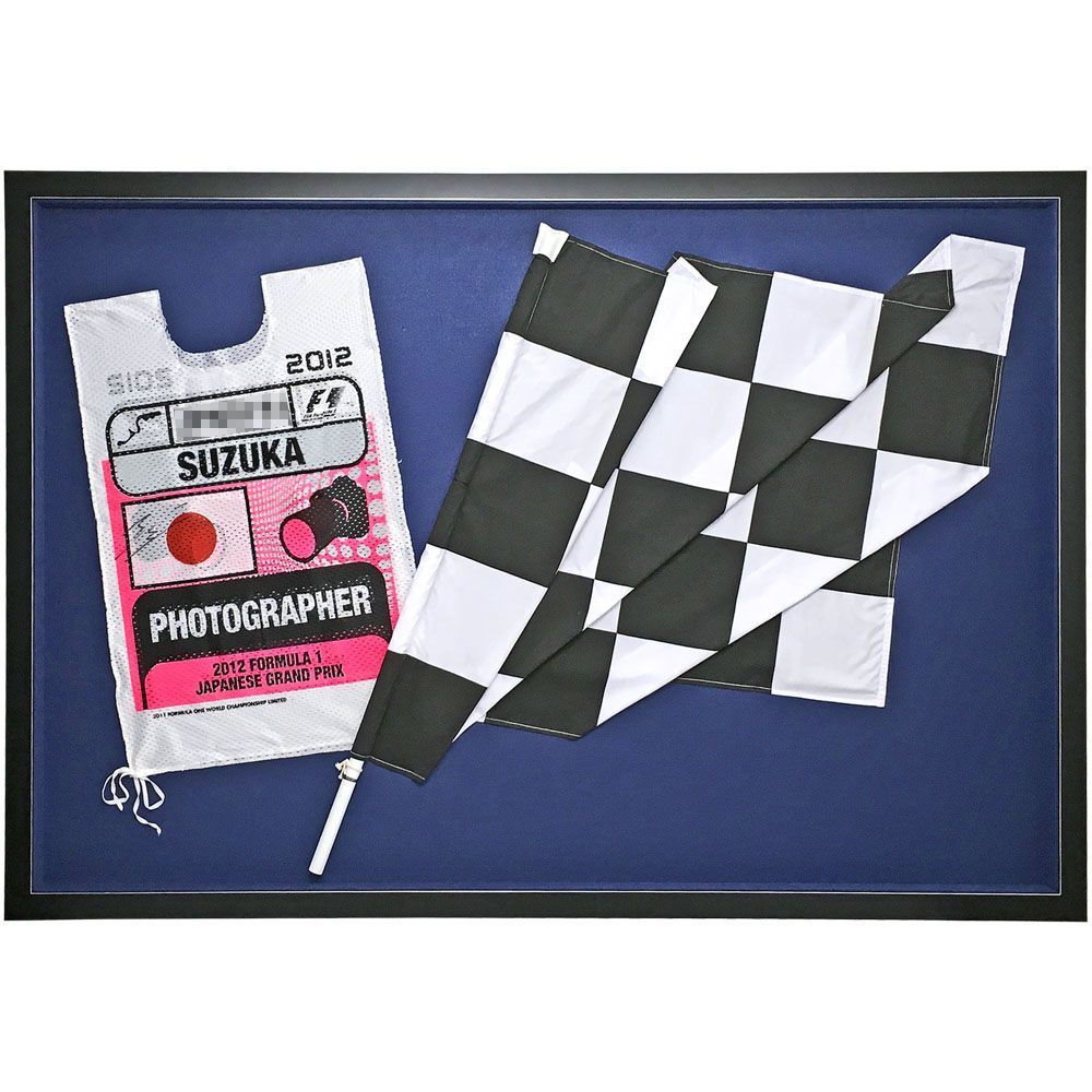 F1日本グランプリ レース旗 F1のチェッカーフラッグとスタッフ