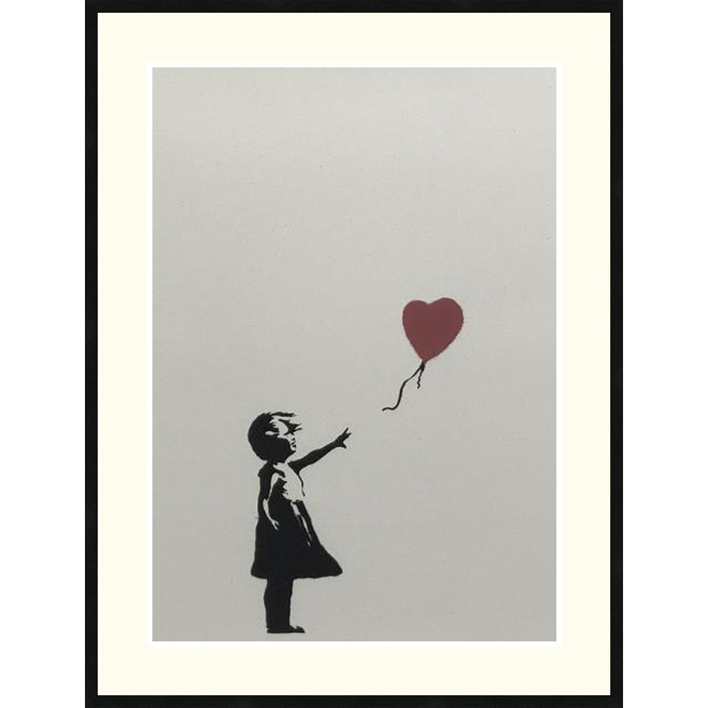 バンクシー 風船と少女 Banksy-Girl with Balloon-、バンクシーの ...