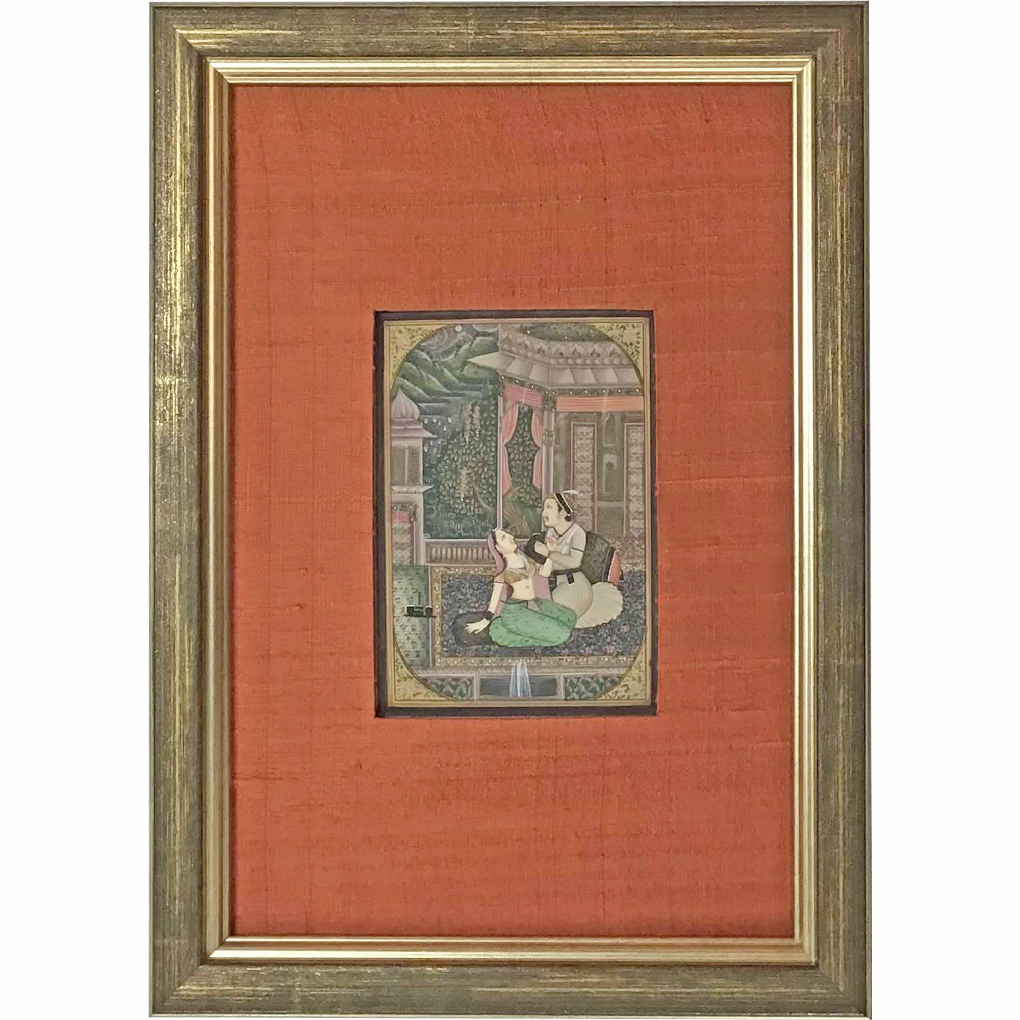 海外土産 マット付き絵画 マット付き絵画にサイズぴったりの